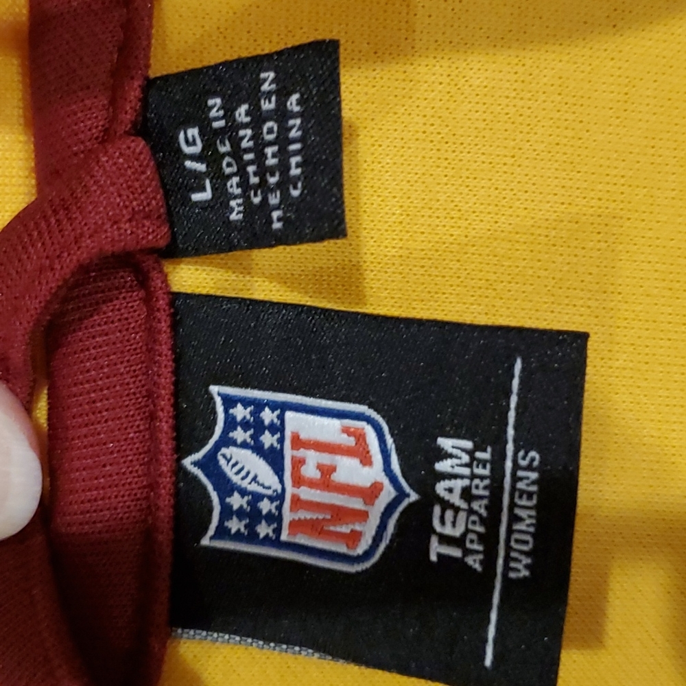 Womens NFL Washington Redskins full zip athletic jacket size L - Picture 6 of 7